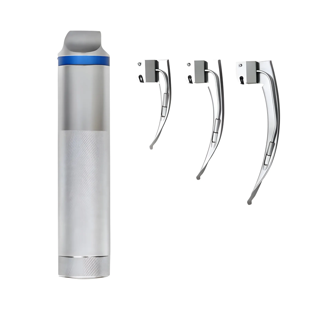 Fiber-optic and standard laryngoscope kits
